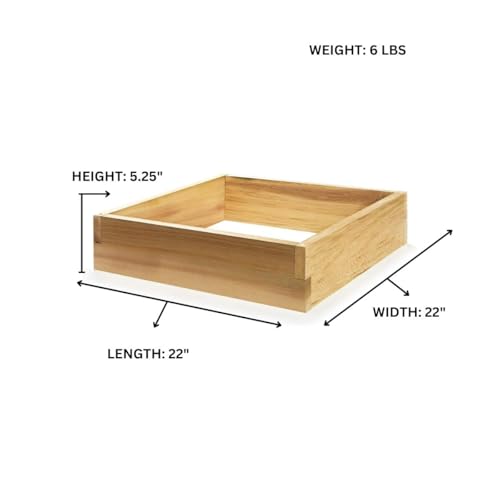 2-ft Square Raised Cedar Garden Box RG24