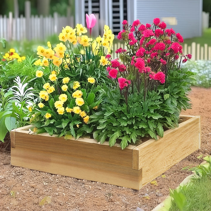 2-ft Square Raised Cedar Garden Box RG24