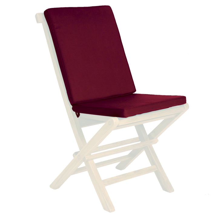 Red Hinged Chair Cushions TC19-2-R