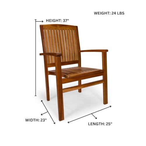 7-Piece Twin Butterfly Leaf Teak Extension Table Stacking Chair Set with Blue Cushions TE90-24-B