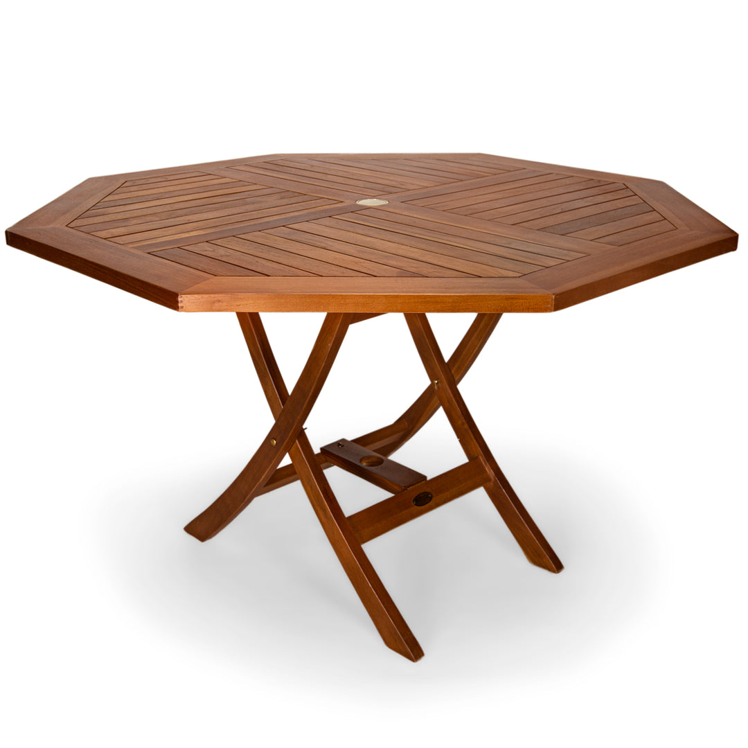 teak wood octagon table