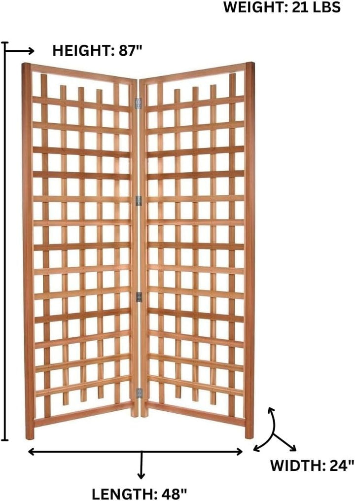 1-Piece Cedar Trellis Panel
