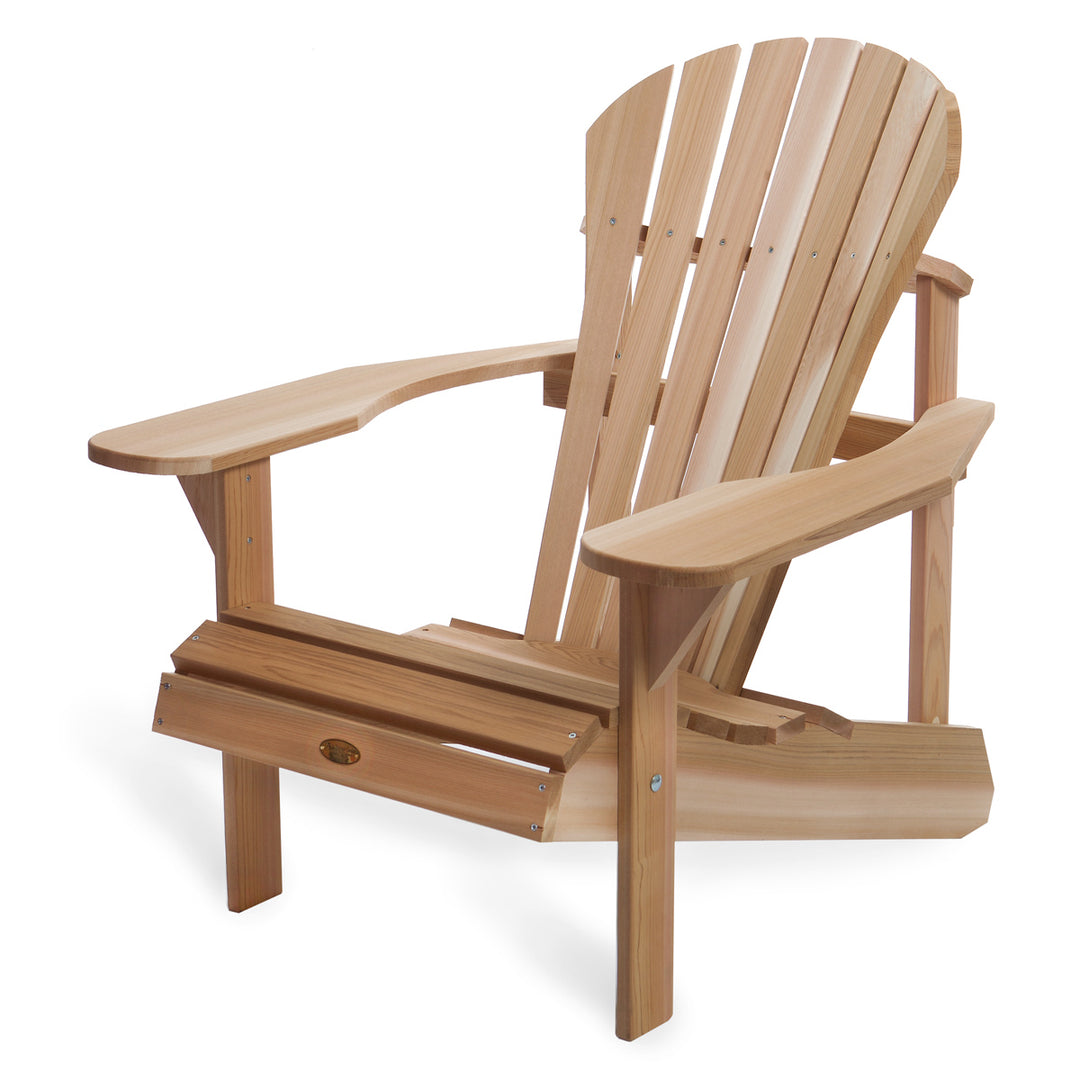 All Things Cedar AT20 Athena Adirondack Chair - Wide Adirondack Arms, Ergonomic Seat and Back Support (36x36x37)