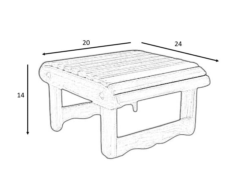 Summit Classic 2-Position Ottoman