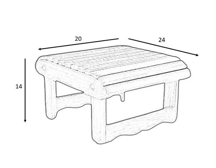 Summit Classic 2-Position Ottoman
