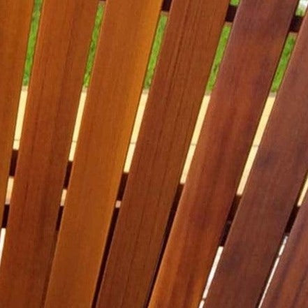 Close-up of vertical wood boards showing knots and grain