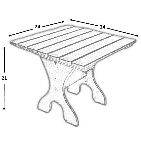 Summit Square Side Table