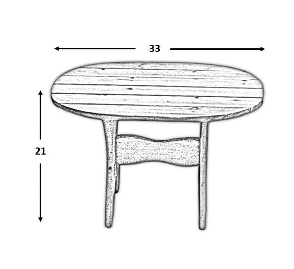 Summit Oval Side Table