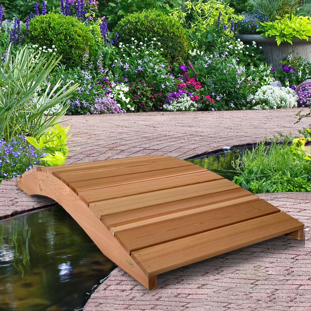 8-Ft Garden Cedar Bridge