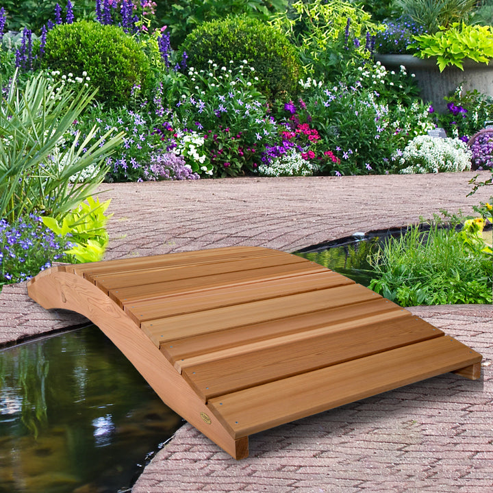 8-Ft Garden Cedar Wood Bridge