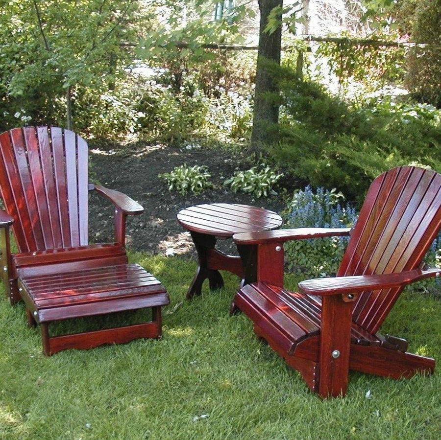 Treated Dark Clear Cedar Grand Adirondack Chair www.thebestadirondackchair.com