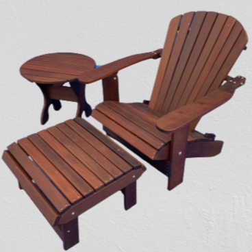 adirondack chair with ottoman