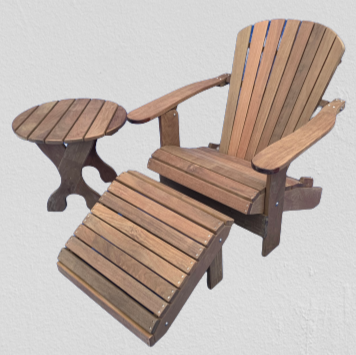 adirondack chair with ottoman