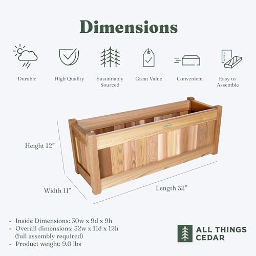All Things Cedar Planter Box - Thumbnail 5