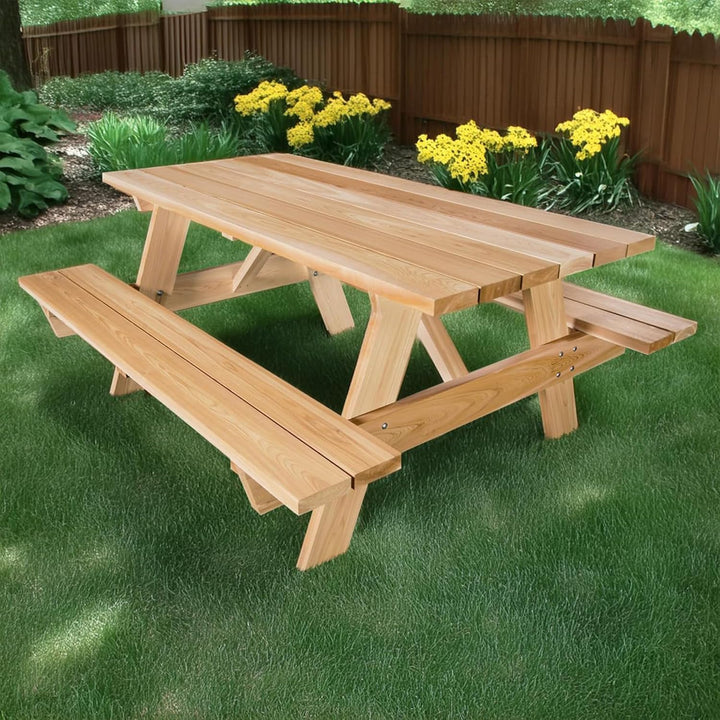 6-Ft Cedar Picnic Table
