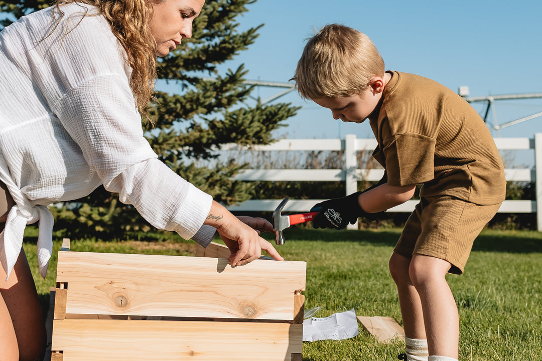 2-ft Square 2-Tier Raised Cedar Garden Box RG24-2