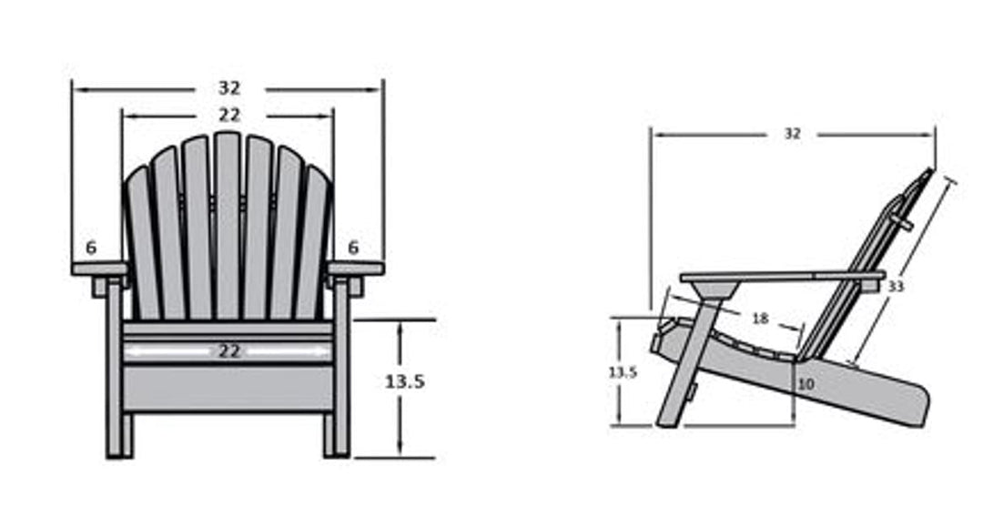 Noblewood Double Adirondack Chair