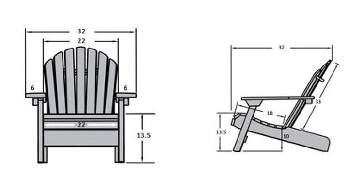 Lakeside Rocking Adirondack Chair