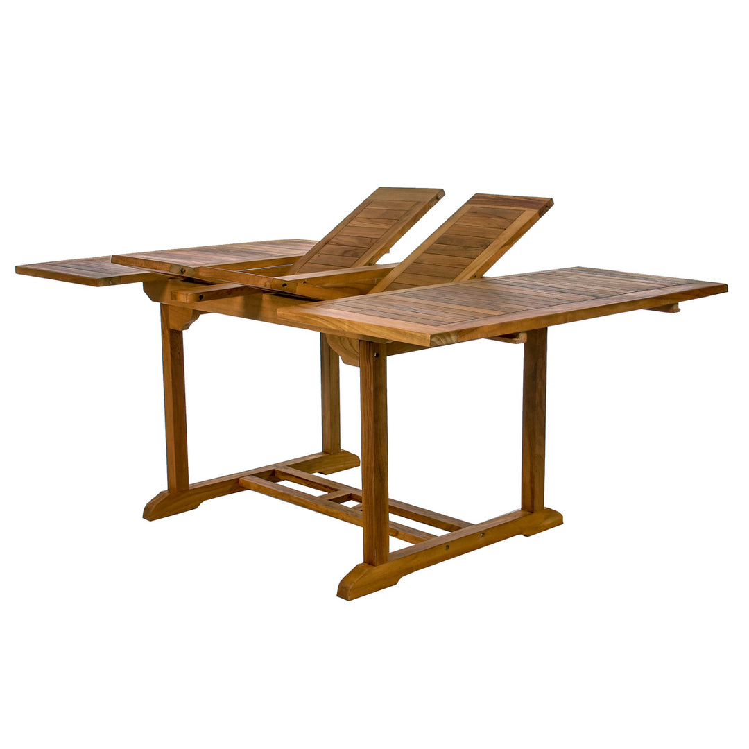 teak butterfly extension table