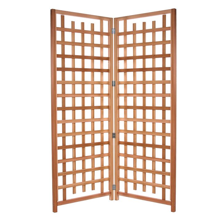 trellis 2 set folding wood panel 