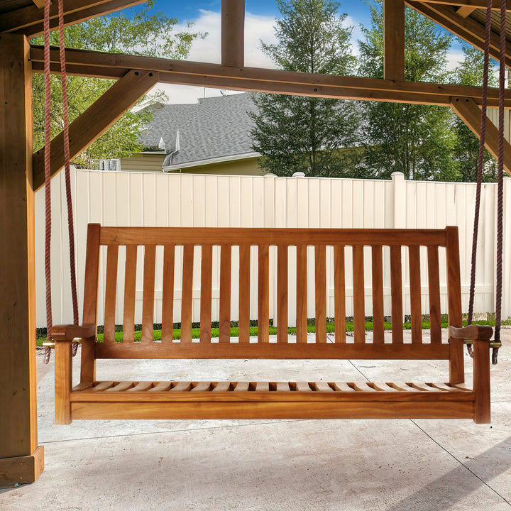 Swing Teak Porch Wooden