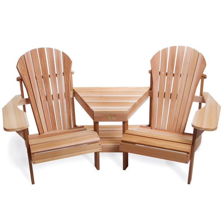 adirondack chair set tete-a-tete 