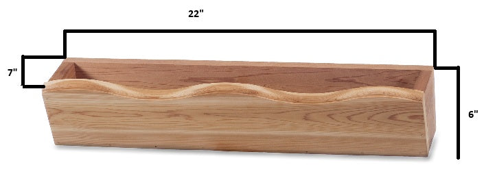 Window Cedar Planter Box WB20